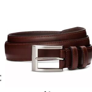 Allen Edmonds Belt Wide Basic Leather Dress Belt size 50